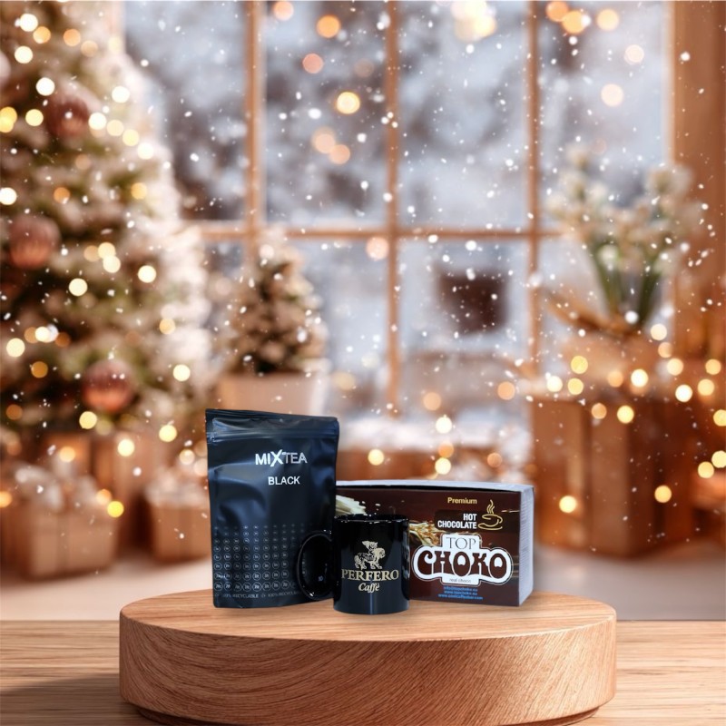Pefero Christmas Tea & Hot chocolate gift parcel<br>(1 db)